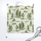 Small Scale Green Toile De Pattern Whimsical Funny Custom Printed Fabric by Spoonflower Various Fabrics by the Yard or Fat Quarter